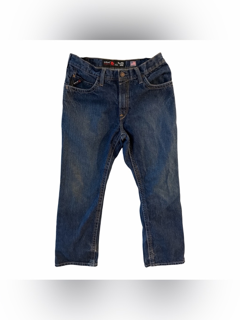 Ariat FR M4 Relaxed Boot Jeans NEW Mens 33x30 Blue Fire Resistant CAT2 Denim